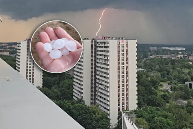 Potężne burze uderzyły w Polskę. Zerwane dachy, zalane ulice i gradobicia