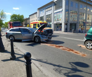 Wypadek samochodowy w Siedlcach