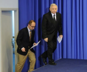 Adam Bielan, Jarosław Kaczyński. 2010r.