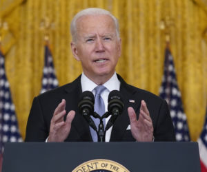 Prezydent USA Biden przedstawia stanowisko w sprawie Afganistanu 
