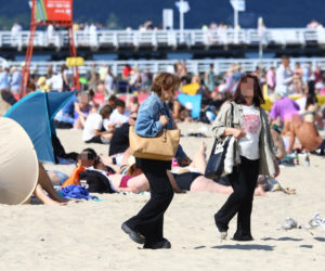 Izabela Trojanowska elegancka nawet na plaży