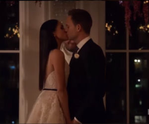 Meghan Markle jako panna młoda w serialu W garniturach
