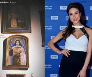 Ida Nowakowska zabrała dziecko do kościoła