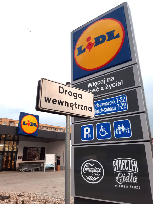 Nowy Lidl w Białymstoku na Wysokim Stoczku - ul. Antoniuk Fabryczny