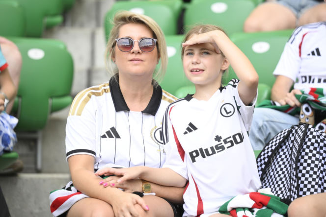Legia Warszawa - Zagłębie Lubin: Zdjęcia kibiców