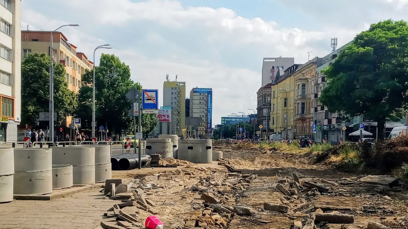 "Torowa rewolucja" w Szczecinie - czerwiec 2021