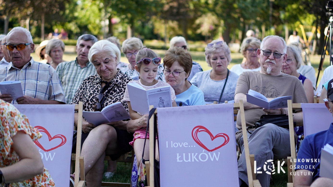 Chętnych do wspólnego śpiewania w Łukowie nie brakowało