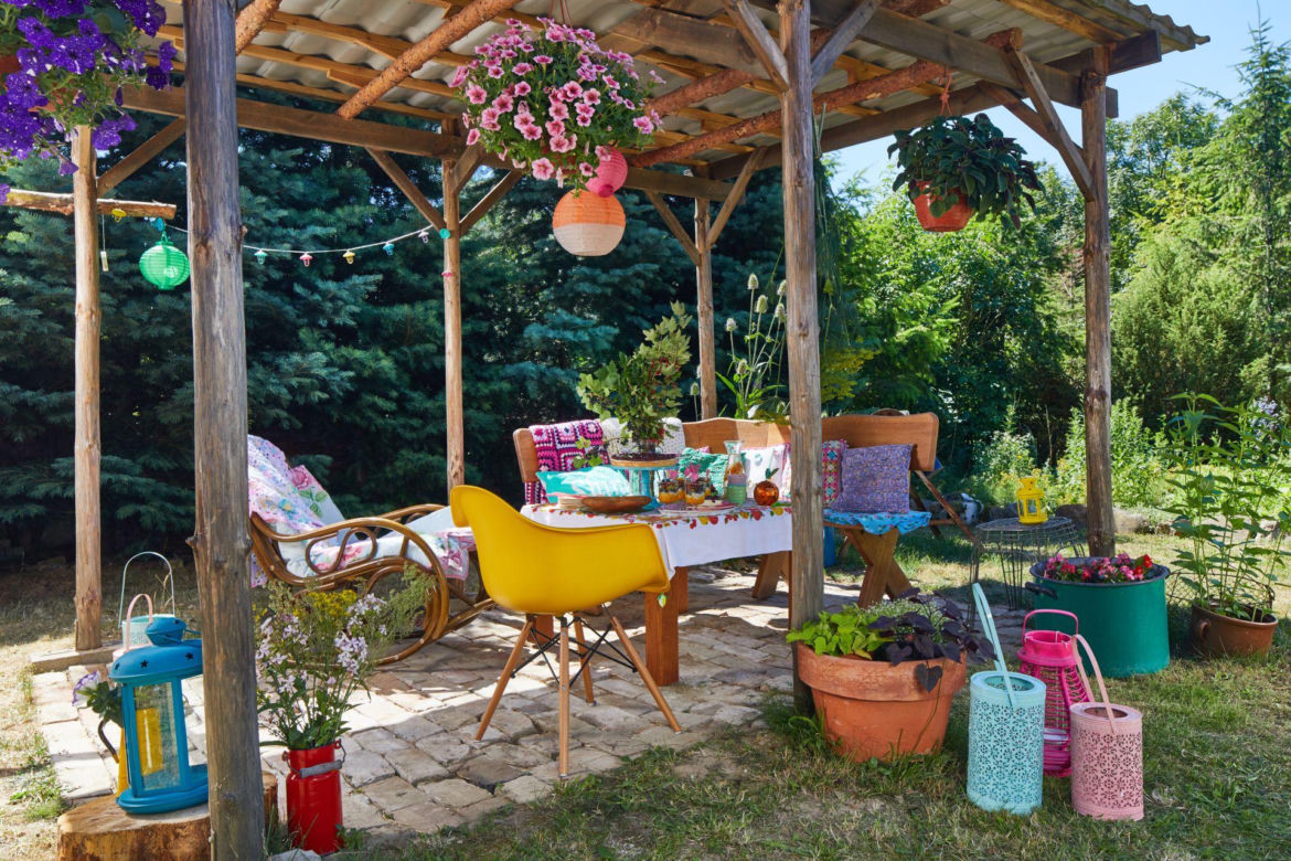 Taras boho – energia koloru