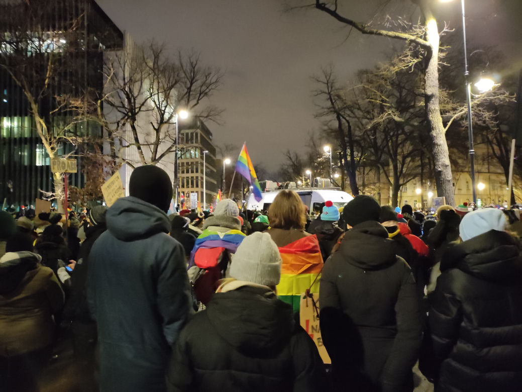 Strajk Kobiet 27.01.2021. Tłumy przed Trybunałem Konstytucyjnym