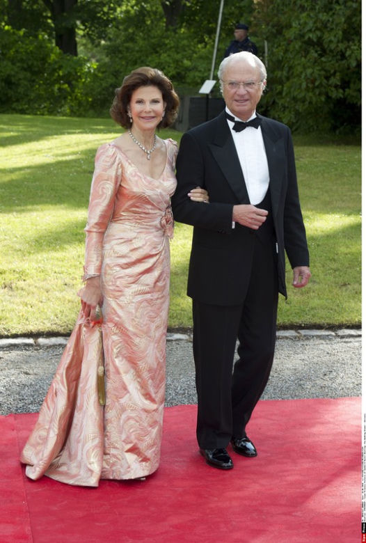 Król Carl Gustaf i królowa Silvia ze Szwecji