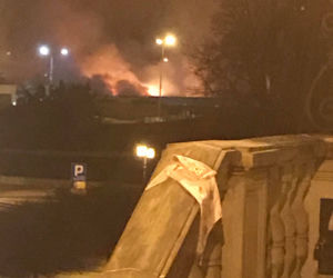 Lublin, ul. Ruska: Spłonęło całe targowisko. Wkrótce szacowanie strat