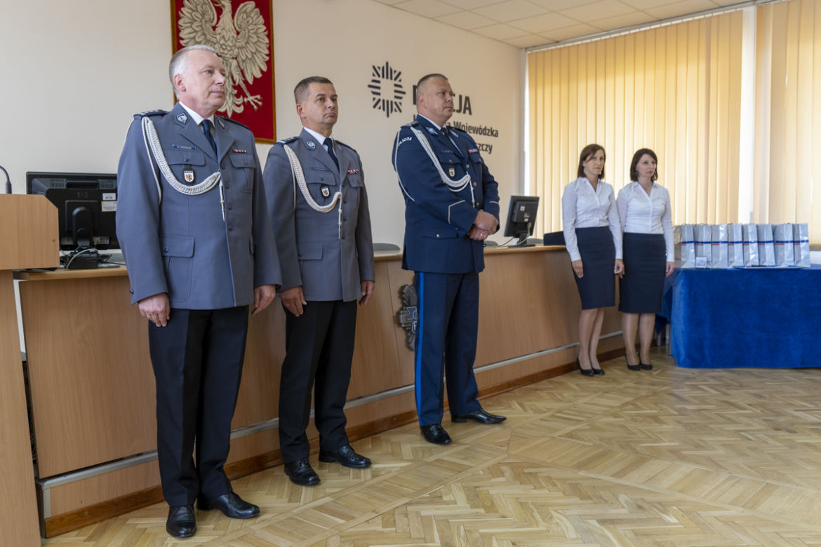 Młodzi policjanci złożyli w Bydgoszczy ślubowanie 