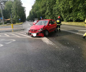 Zderzenie dwóch osobówek na DK 25 w Tryszczynie! [ZDJĘCIA]