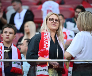 Kibice na meczu Polska-Nigeria
