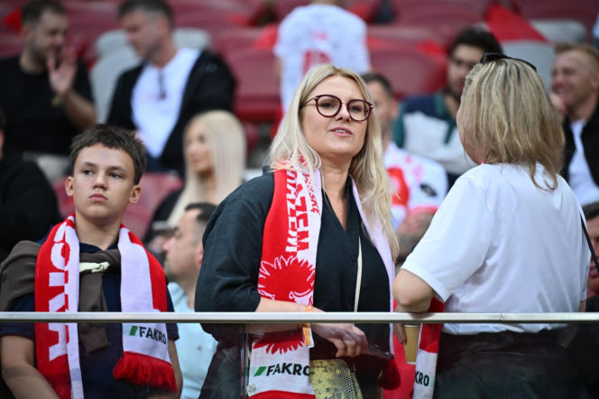 Kibice na meczu Polska-Nigeria