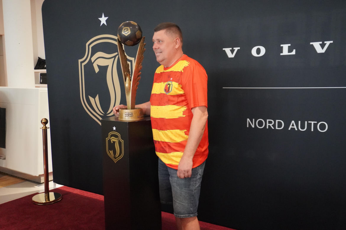 Mistrzowski puchar Jagiellonii Białystok w VOLVO Nord Auto
