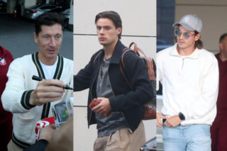 Robert Lewandowski w babcinym sweterku, Jakub Kamiński jak gwiazda rocka! Stylówki kadrowiczów hitem pierwszego dnia zgrupowania