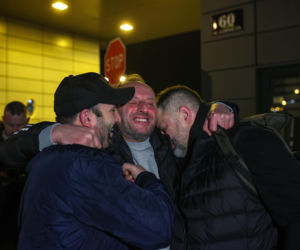 Górnicy opuszczają Kopalnię Węgla Kamiennego Silesia w Czechowicach-Dziedzicach