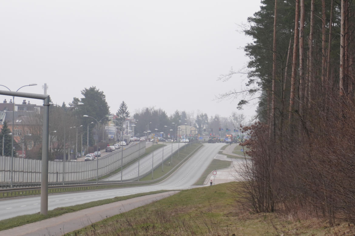 Protest rolników wokół Białegostoku - 20 marca 2024