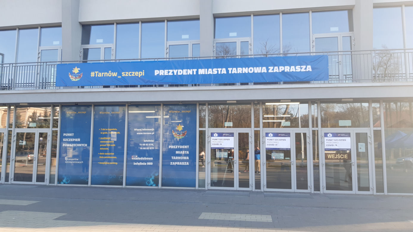 W Tarnowie otwarto Miejski Punkt Szczepień Powszechnych. Zobacz zdjęcia!