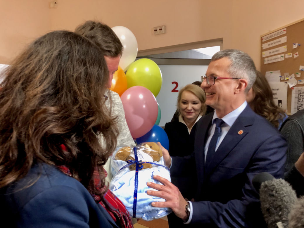 Zgodnie z zapowiedzią dyrekcji Uniwersyteckiego Centrum Klinicznego mały Józio otrzyma honorowy tytuł ostatniego Gdańszczanina urodzonego w Szpitalu „Kliniczna”.