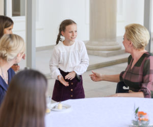 Agata Duda spotkała się z dziećmi