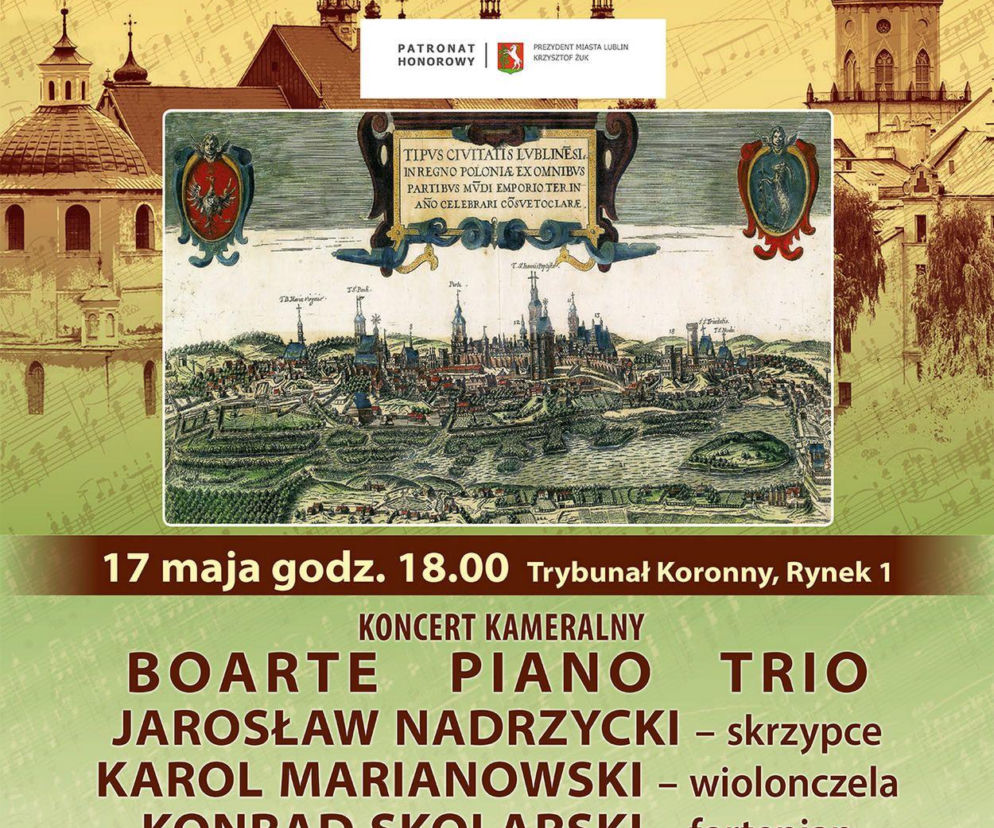 Boarte Piano Trio - plakat koncertu