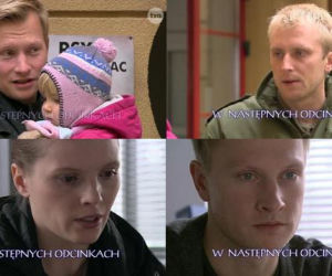 Na Wspólnej po wakacjach 2013. Igor (Jakub Wesołowski), Kazik (Dobromir Dymecki), Magda (Karolina Nolbrzak)