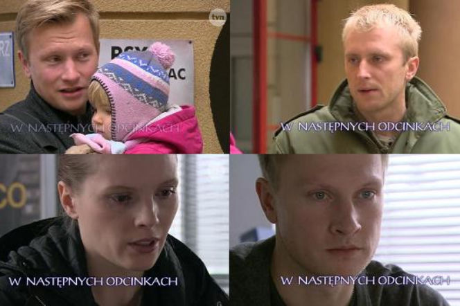 Na Wspólnej po wakacjach 2013. Igor (Jakub Wesołowski), Kazik (Dobromir Dymecki), Magda (Karolina Nolbrzak)
