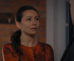 M jak miłość odc. 1931. Joanna (Dominika Sakowicz), Artur Rogowski (Robert Moskwa)