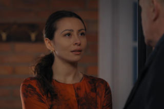 M jak miłość odc. 1931. Joanna (Dominika Sakowicz), Artur Rogowski (Robert Moskwa)