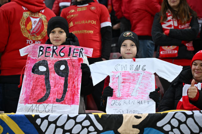 Widzew Łódź - Lech Poznań: Zdjęcia kibiców i zawodników z meczu 24. kolejki PKO BP Ekstraklasy