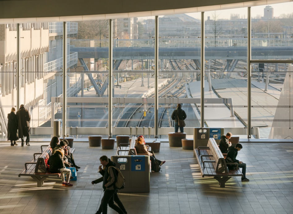 Dworzec kolejowy Utrecht Centraal w Holandii