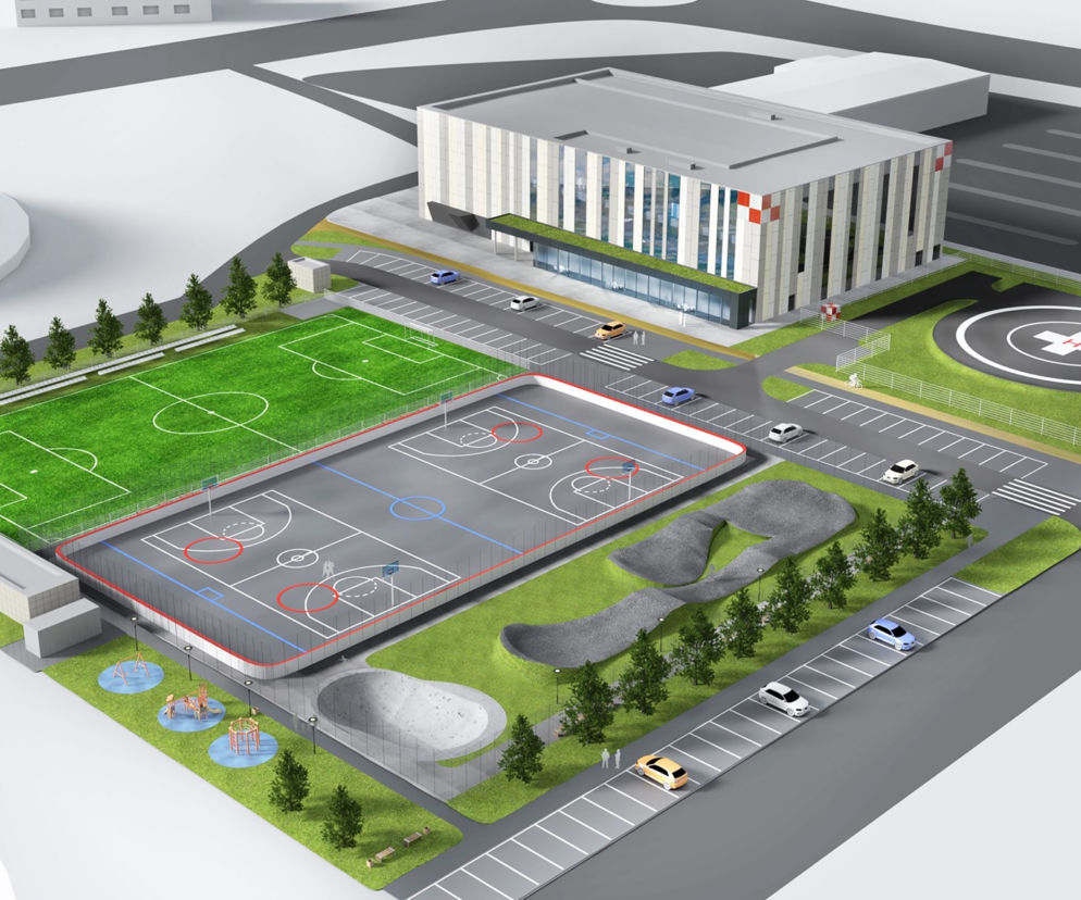 Opolski park sportu - wizualizacja