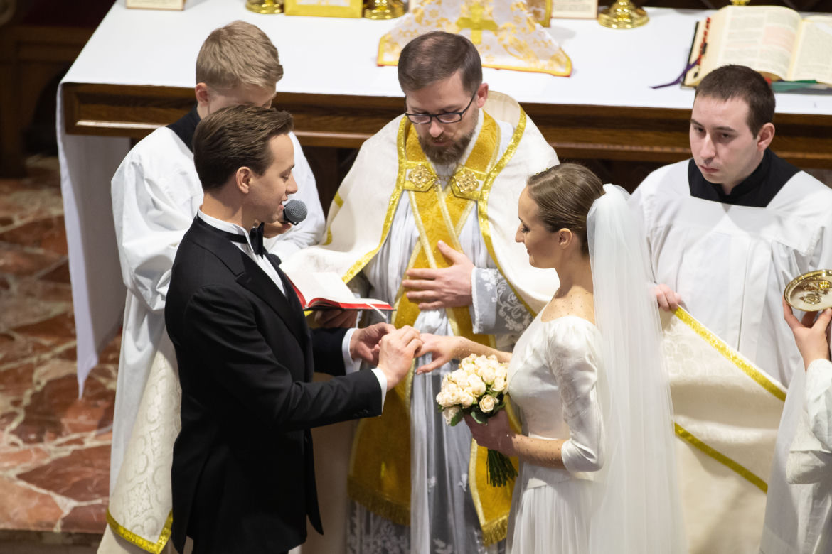 Krzysztof Bosak wziął ślub, bo chce mieć pierwszą damę