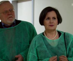 Barwy szczęścia odc. 1149. Kazimiera (Katarzyna Bargiełowska), Wiesław (Stanisław Biczysko) - rodzice Maćka