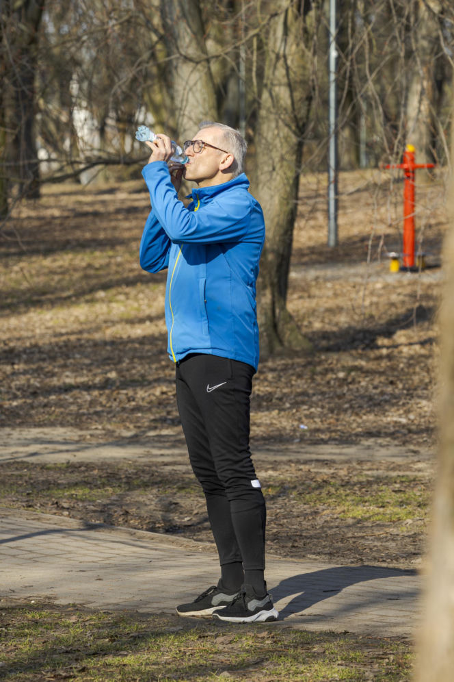 Senator Kwiatkowski gubi zimowe kilogramy