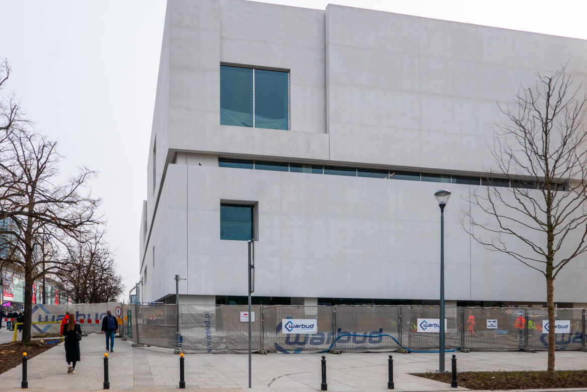 Muzeum Sztuki Nowoczesnej w Warszawie w trakcie budowy