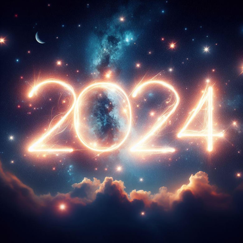 Kartki noworoczne na 2024 r.