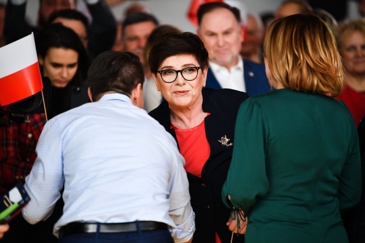 Beata Szydło w Sandomierzu