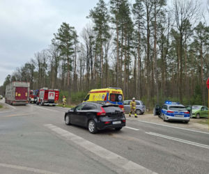 Wypadek na drodze Starachowice - Lubienia