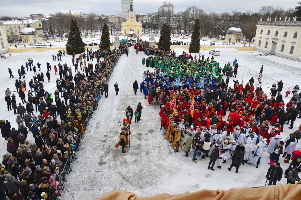 Orszak Trzech Króli w Białymstoku 2019. Tłumy przeszły ulicami miasta