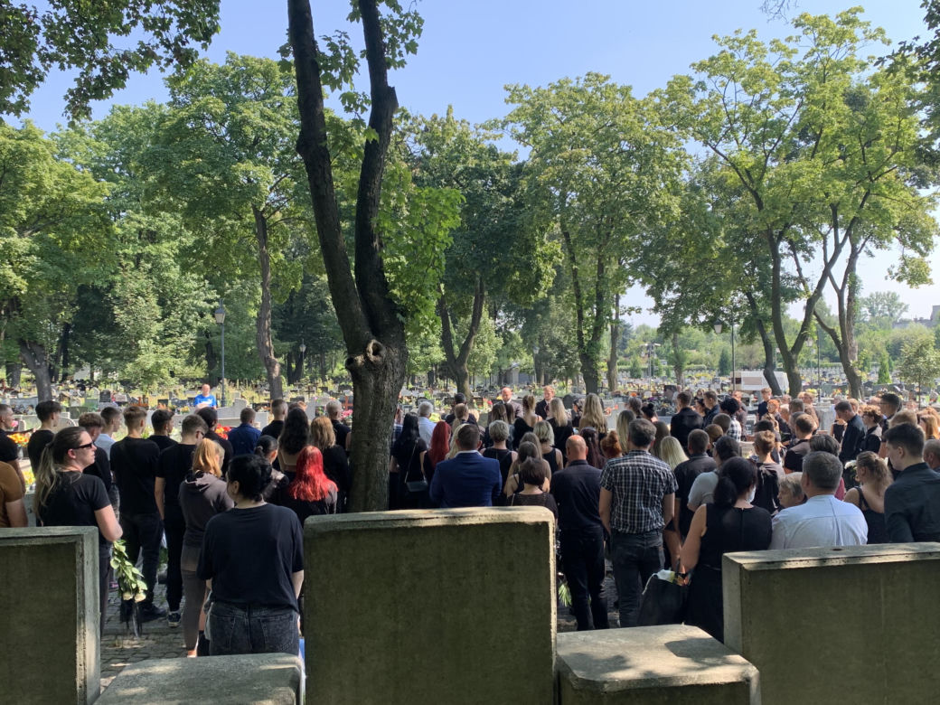 Pogrzeb Wiktorii w Bytomiu. Pożegnali ją rodzina i znajomi