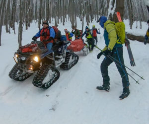  Ratownicy GOPR Bieszczady wzywani do złamań m.in. na sankach [ZDJĘCIA]  