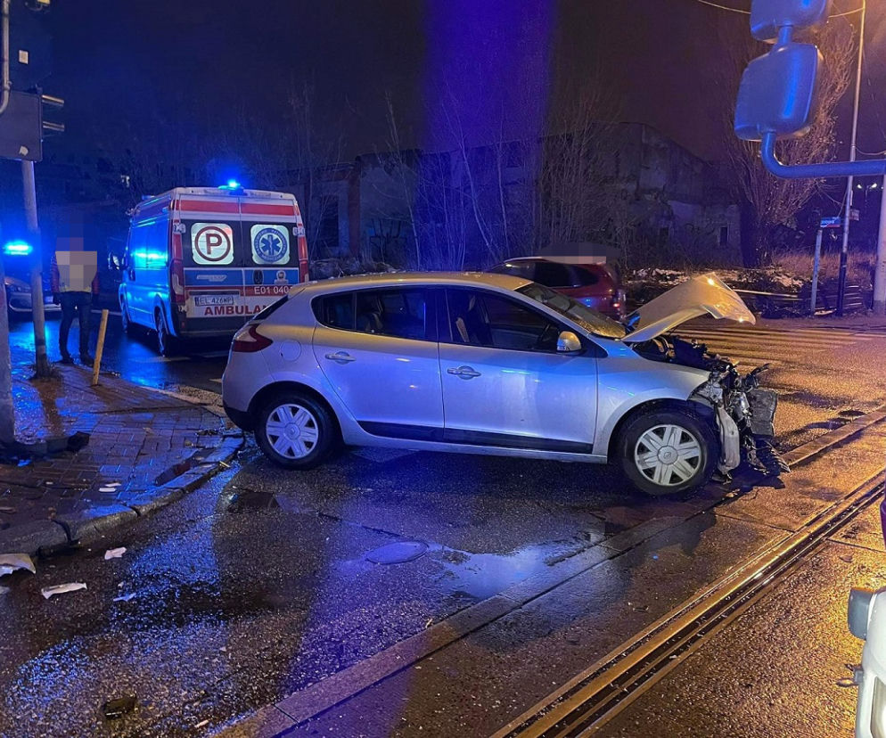 Łódź. Pięcioro rannych w wypadku na Widzewie. 30-latek nie ustąpił pierwszeństwa busowi