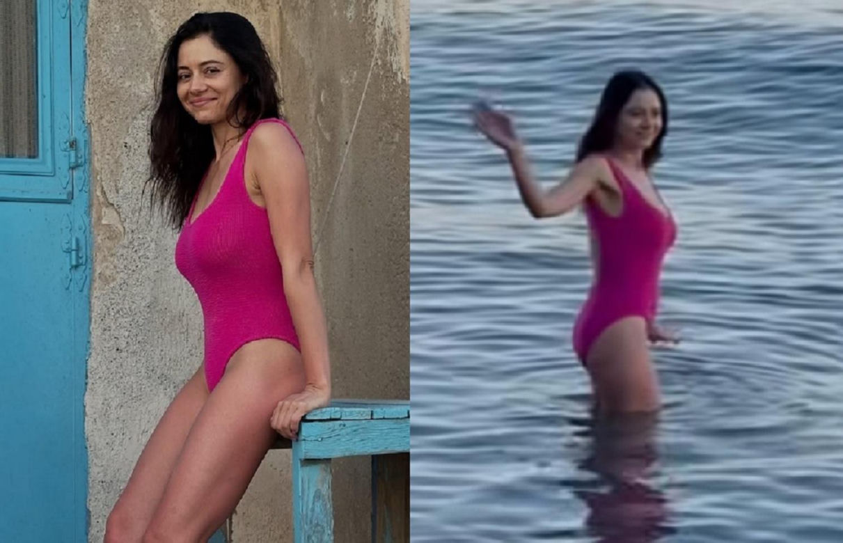Bajeczne wakacje pięknej aktorki z M jak miłość. Adriana Kalska nie jest tam sama - ZDJĘCIA
