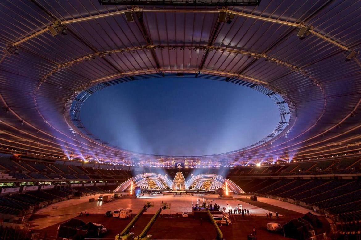 Ostatnie przygotowania na Sylwester z Dwójką na Stadionie Śląskim. Zobacz najnowsze zdjęcia z prób artystów