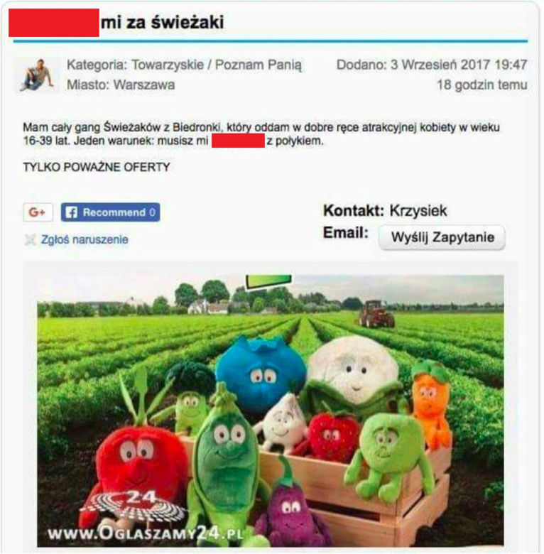 Co ludzie zrobią, by dostać Słodziaki i Świeżaki?