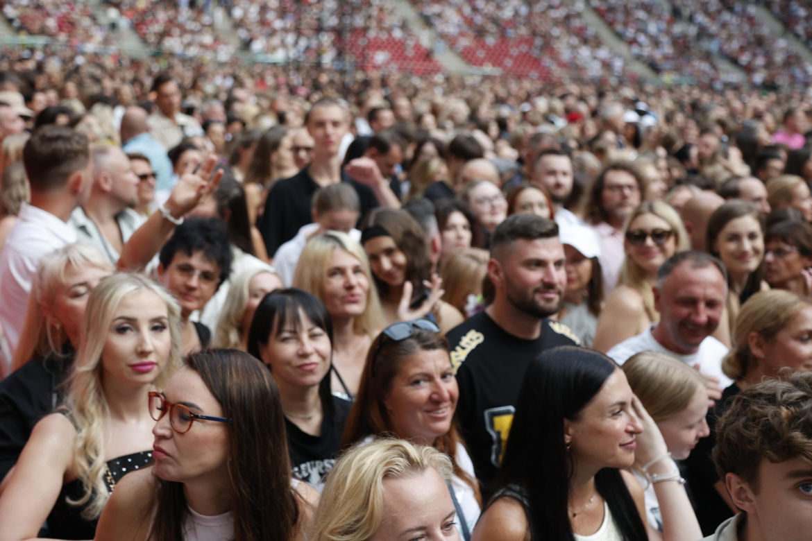 Koncert Jennifer Lopez w Warszawie (25.07.2025) - część druga. Organizatorem koncertu jest Prestige MJM