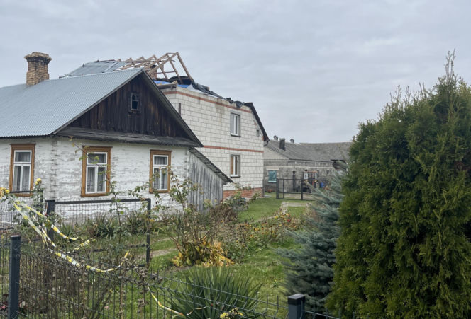 Odbudowa domu w Wyrykach Woli pod Włodawą